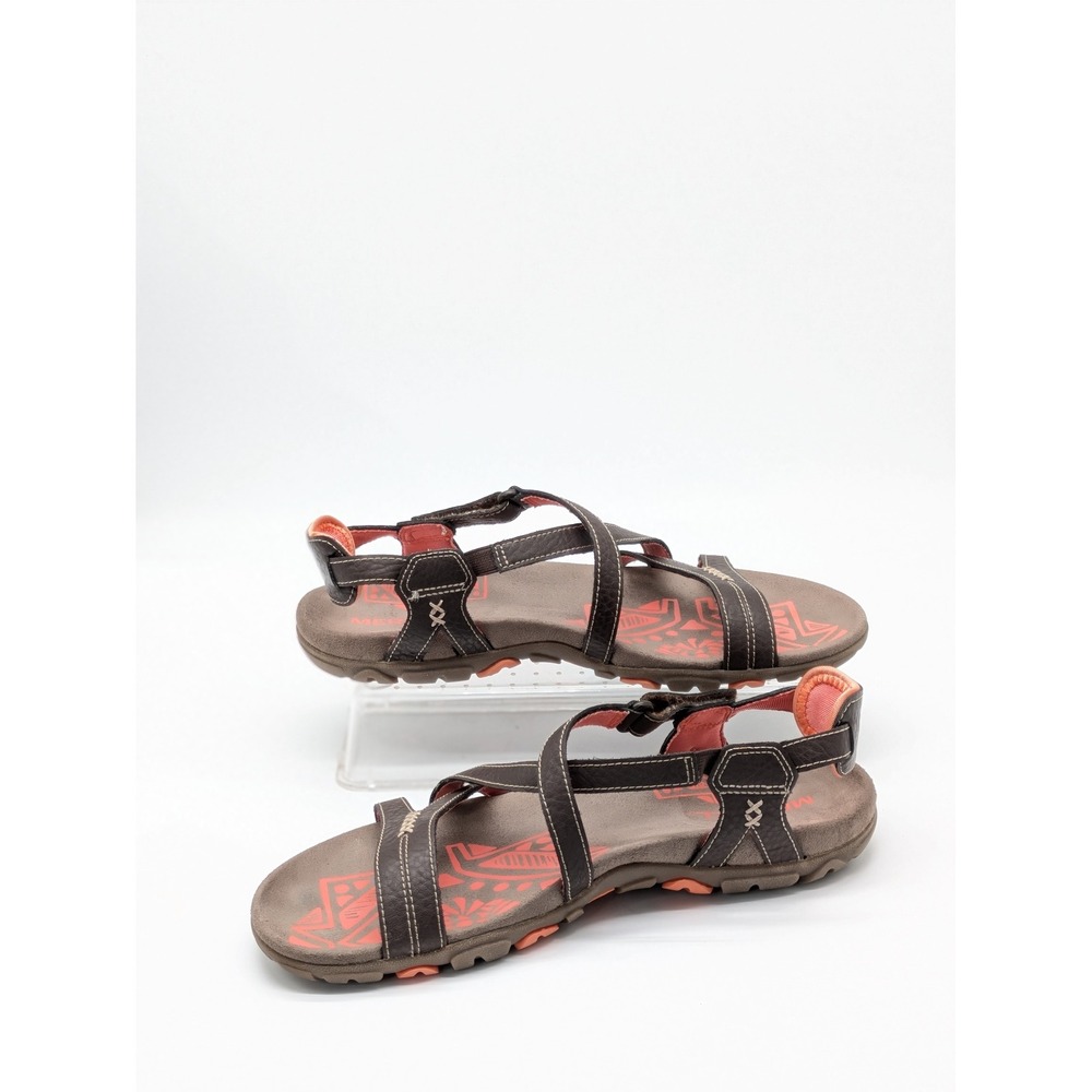 Merrell Women's 7 Cocoa Coral Leather Sport Sandals Hiking Outdoor Strappy
